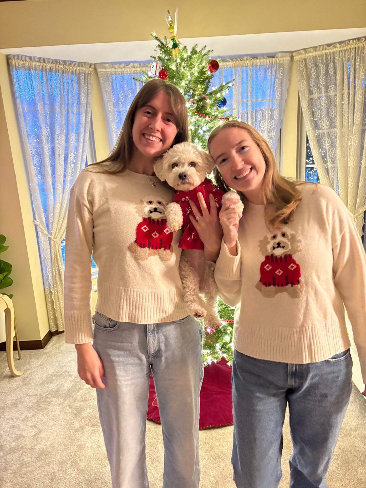 We thought these adorable 🐶 sweaters resembled our little Olive… The cutest sweaters, and so soft !! 