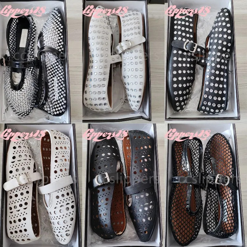 2024 New Designer Hollow out ballet shoes Women's casual flats Designer grid Sandals Slippers Rou... | DHGate