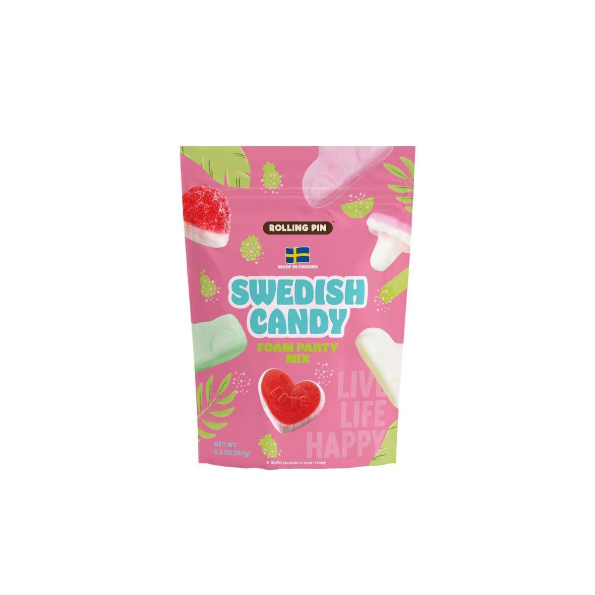 Rolling Pin Foam Party Gummy Swedish Candy - 5.2oz | Target