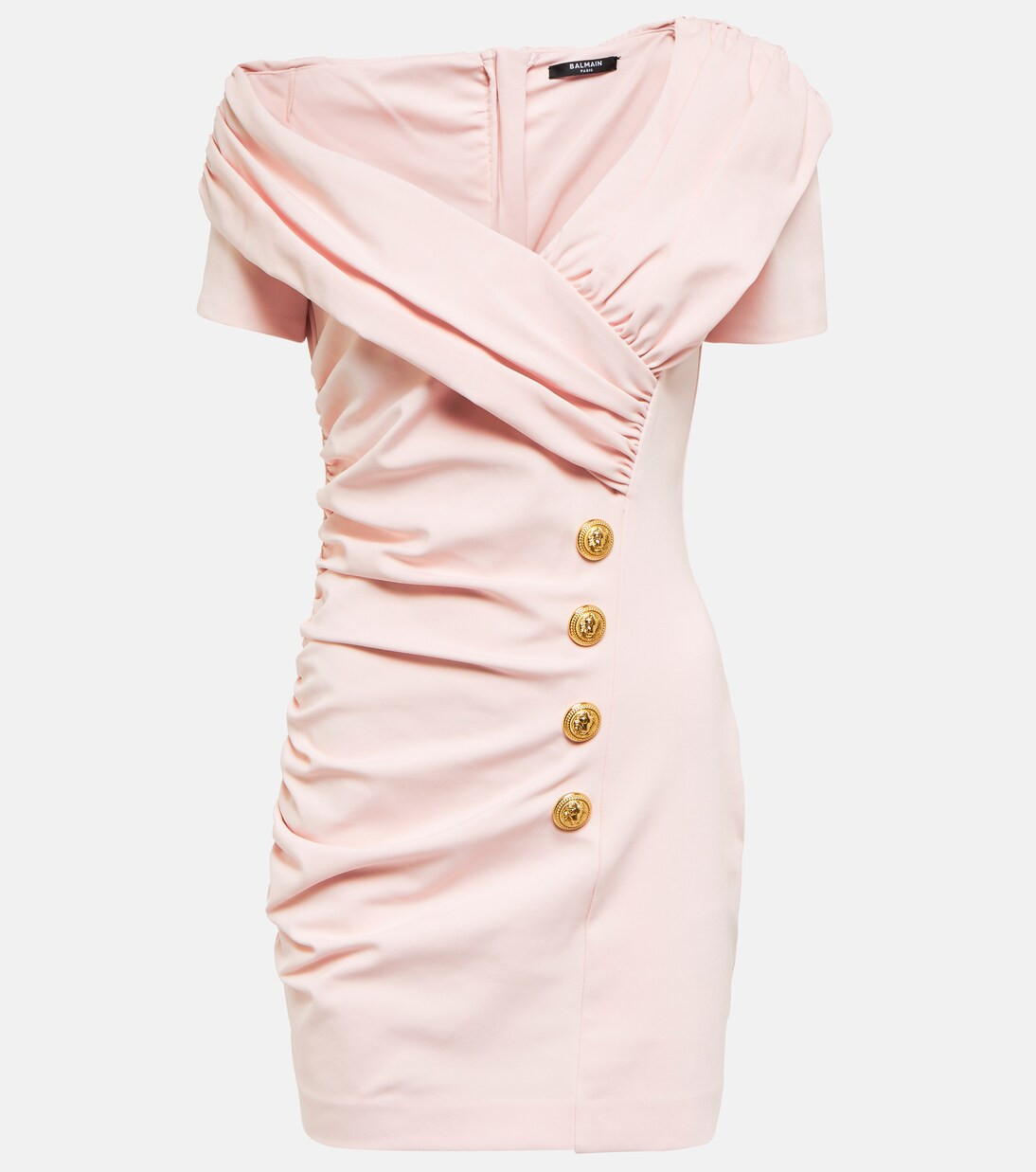 Asymmetric draped minidress | Mytheresa (UK)