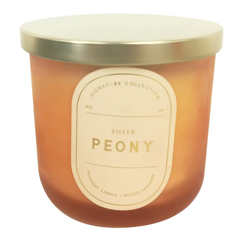 Sheer Peony Scented Jar Candle, 12.5oz | At Home