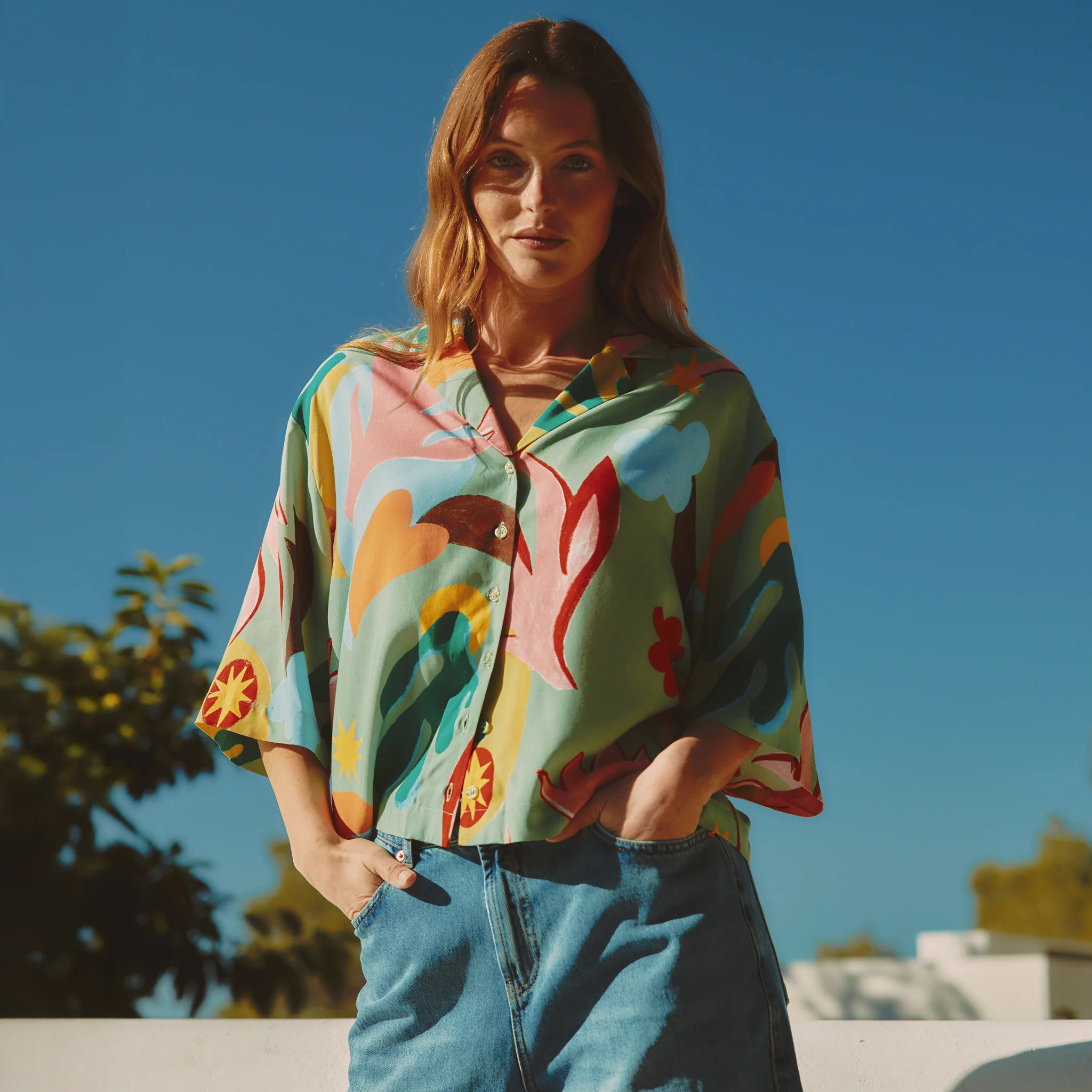 Tropique Print Shirt | Albaray