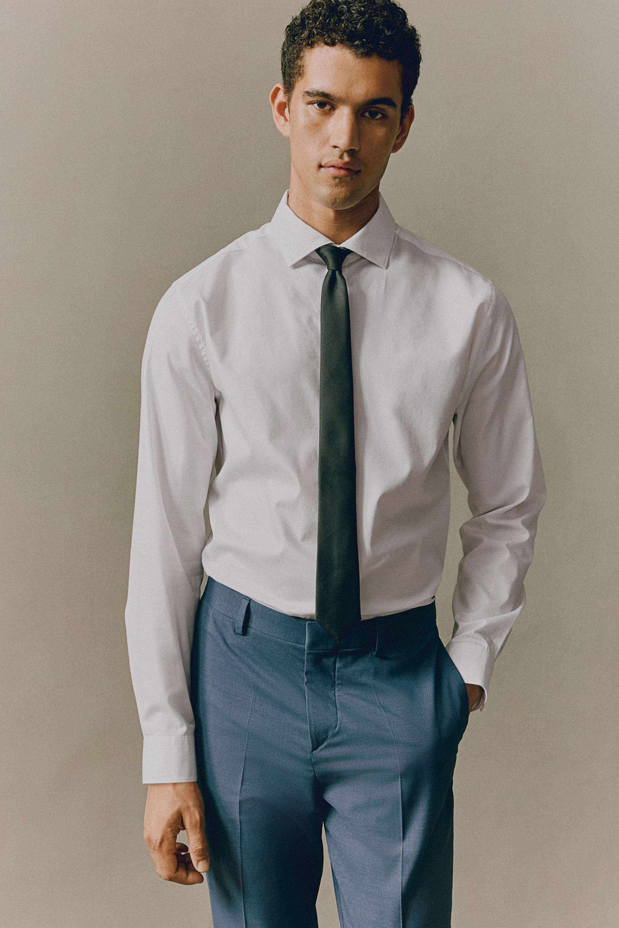 Slim Fit Shirt | H&M (UK, MY, IN, SG, PH, TW, HK)