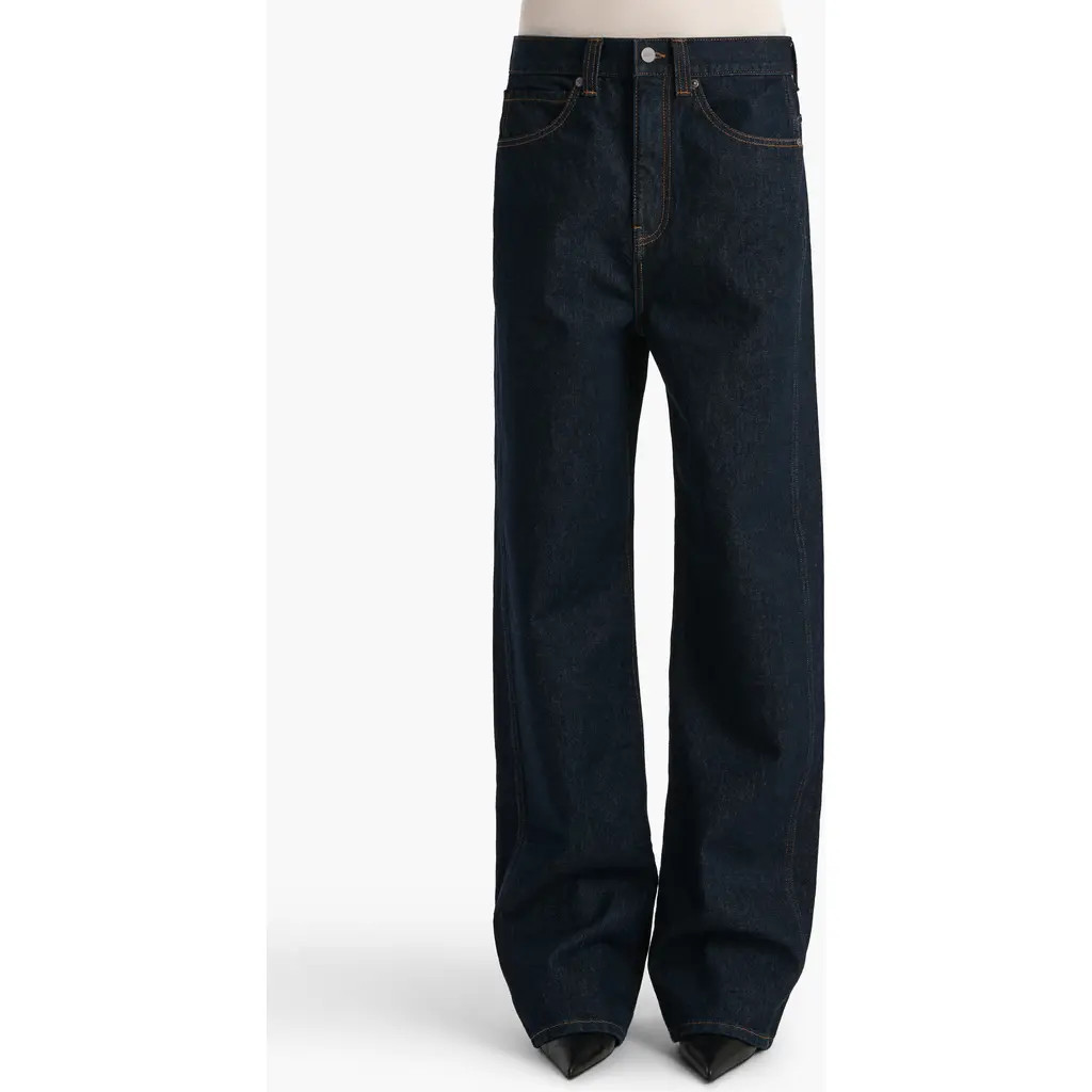 Khaite Bonnie Wide Leg Jeans in Benson at Nordstrom, Size 28 | Nordstrom