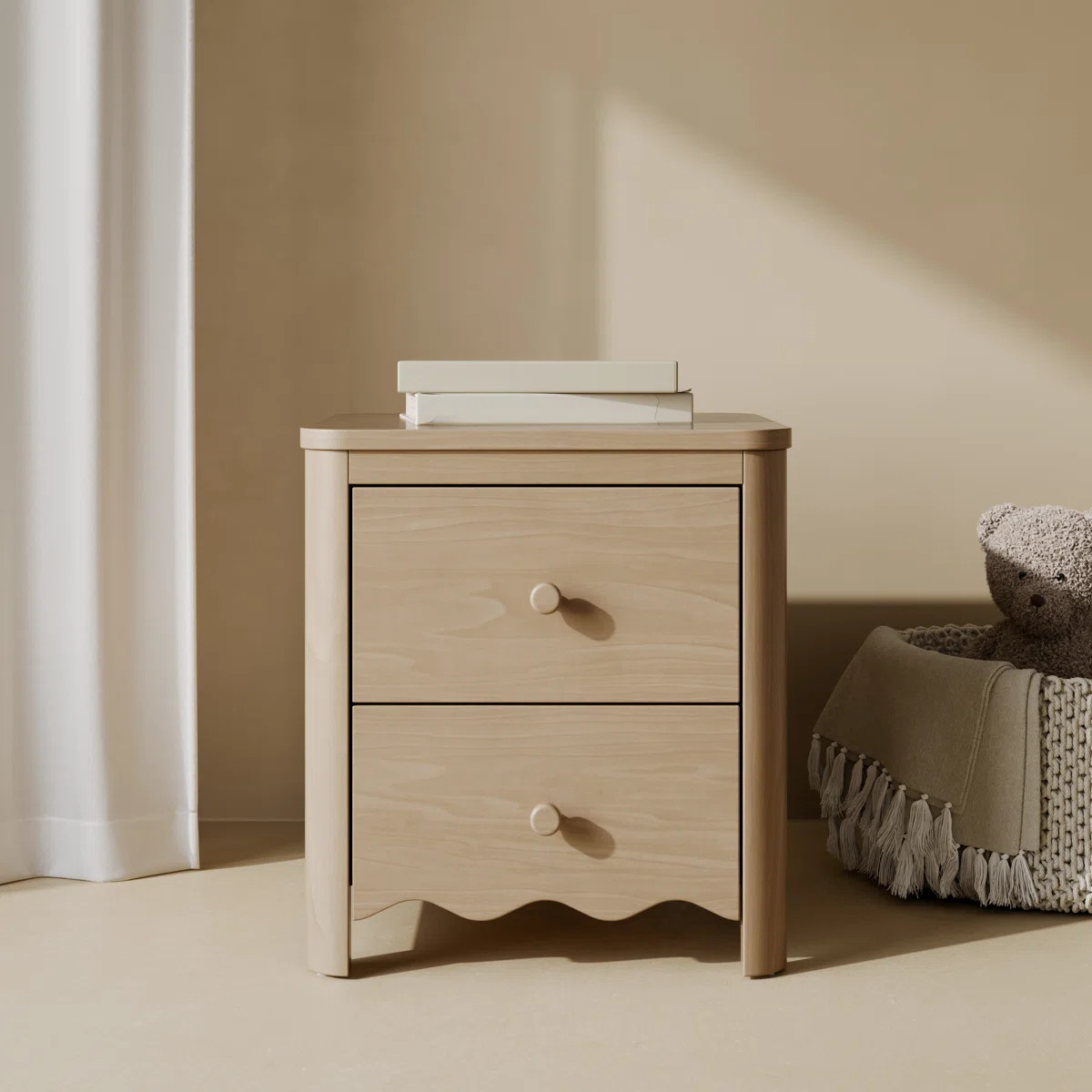 Casablanca 2 Drawer Nightstand | Wayfair North America