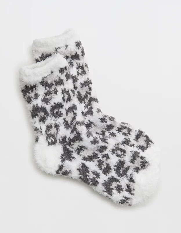Aerie Fuzzy Crew Socks | American Eagle Outfitters (US & CA)