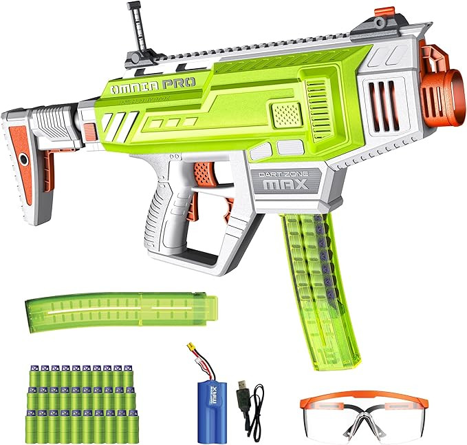 Dart Zone Max Omnia Pro Gen 3 Foam Dart Blaster–150 FPS Full Auto Foam Dart Blaster for Adults... | Amazon (US)