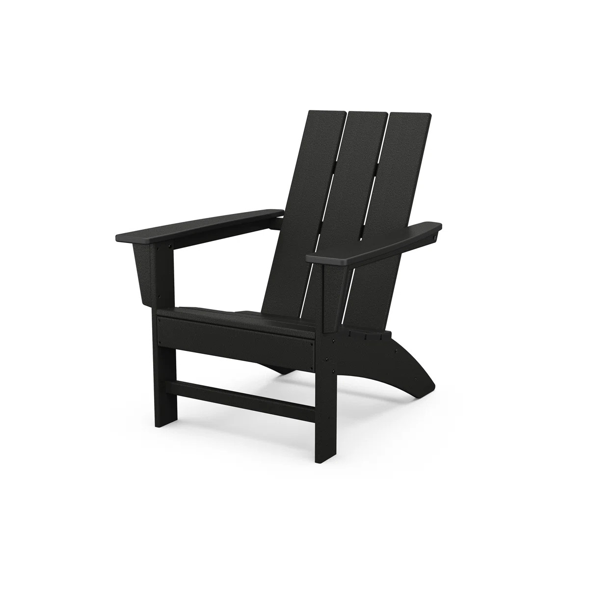 POLYWOOD X Sol 72 Jamarion Adirondack Chair in Black | Wayfair North America