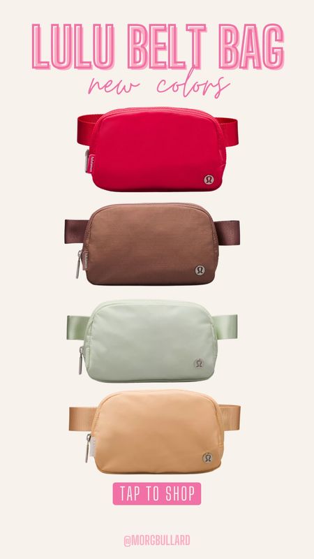 Lululemon New Belt Bags | Belt Bag | Crossbody Bag 

#LTKunder100 #LTKunder50 #LTKstyletip