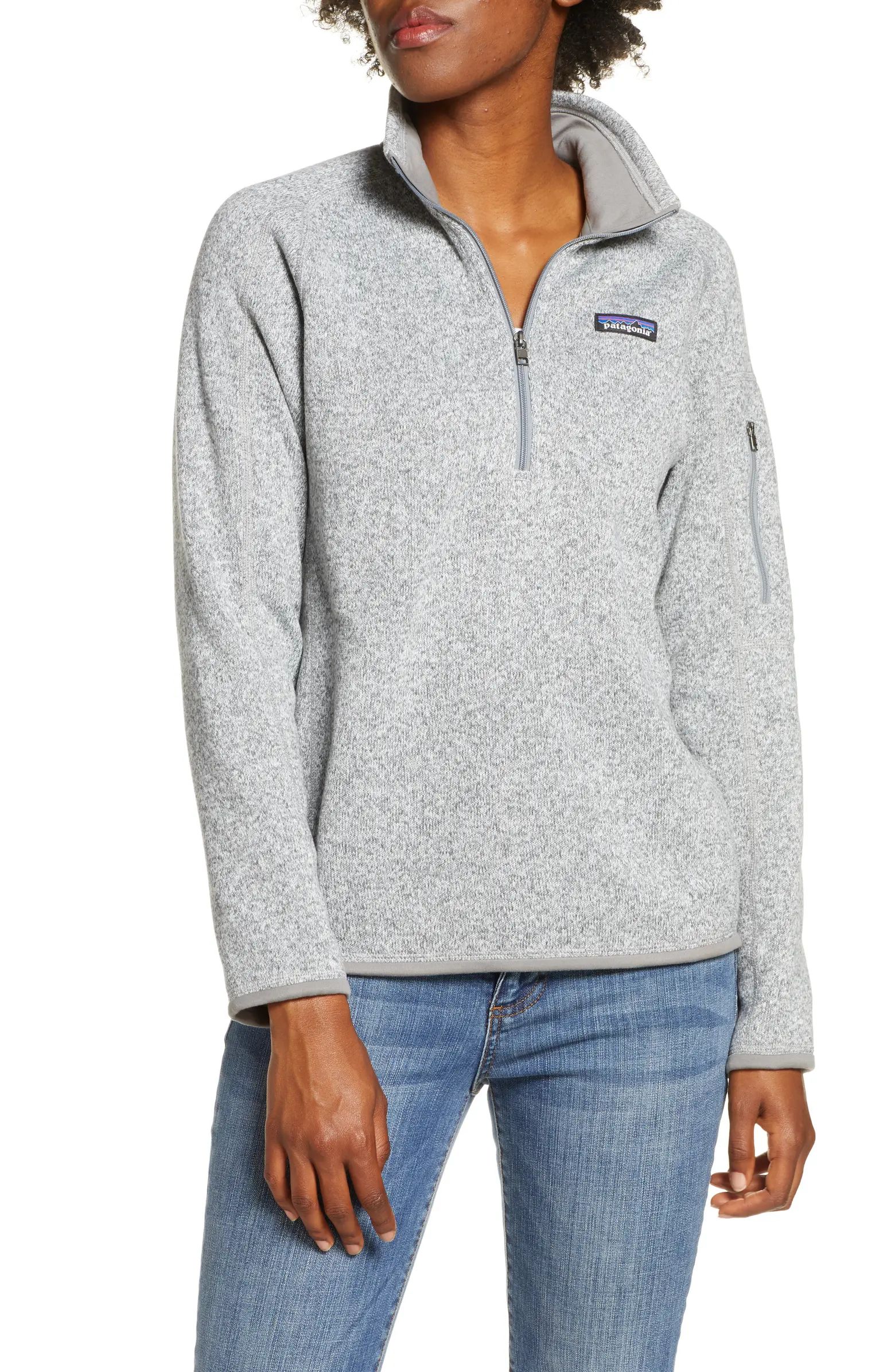 Better Sweater Quarter Zip Performance Jacket | Nordstrom