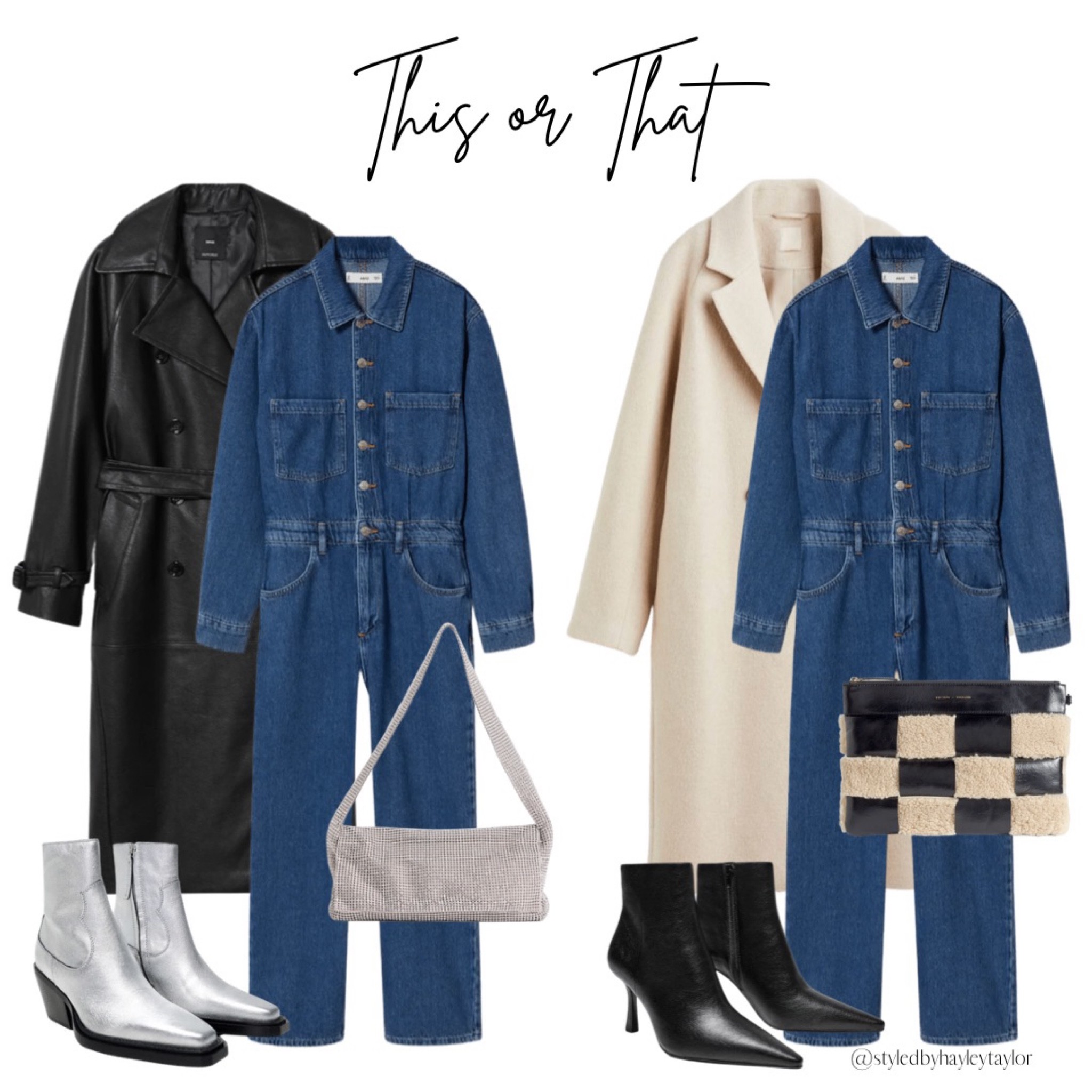 The Denim Jumpsuit 

Update your wardrobe with the denim jumpsuit which can be styled just as beautifully for those cooler autumn days, through to the chillier winter months & well into spring. 

Dressed up or dressed down, worn day to night, boots or trainers, there really is no going wrong! 

For autumn and those cooler days pair with ankle boots, a bag to match and layer with either a trench or long coat. Play about with different textures such a leather or fur to give a  fun & interesting contrast to the denim  

#LTKunder100 #LTKSeasonal #LTKstyletip