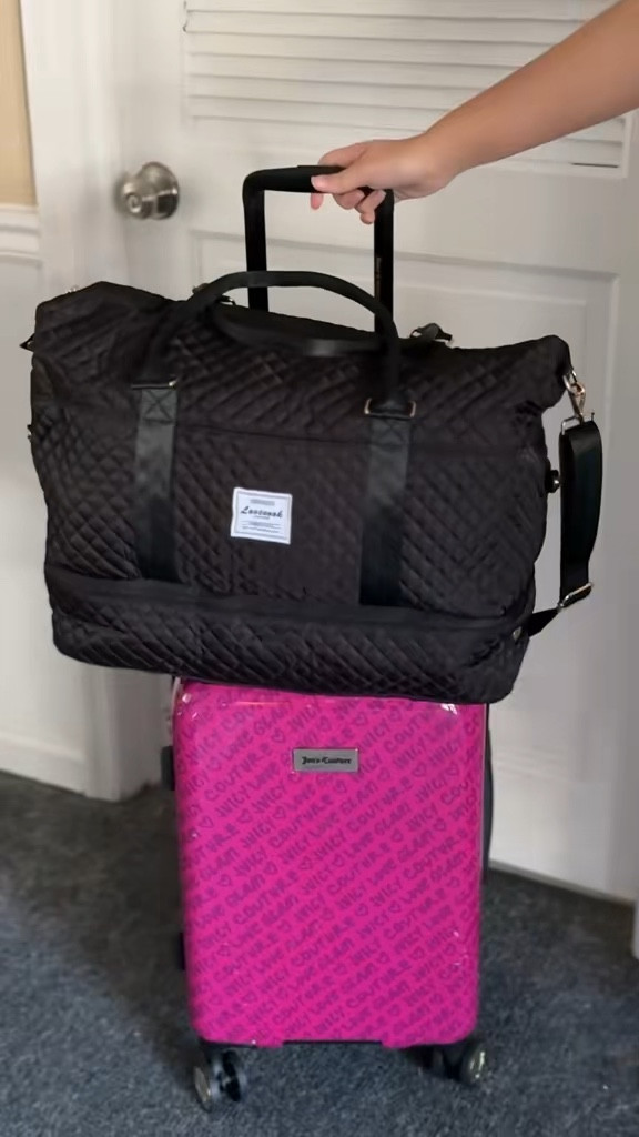 I love this weekender bag from Lovevook! It is much larger than it appears, it feels great, the interior pockets are large, and I was able to pack for more than a weekend when using this bag  

#LTKMostLoved #LTKTravel #LTKFindsUnder50