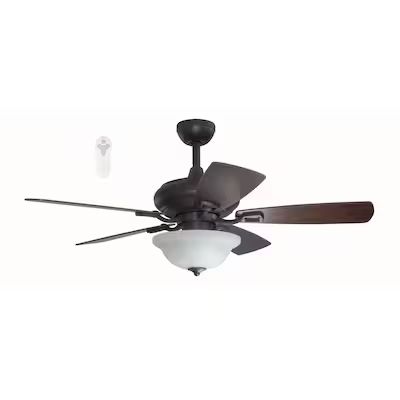 Harbor Breeze Connexxtion 44-in Bronze LED Indoor Ceiling Fan with Light Remote (5-Blade) Lowes.c... | Lowe's