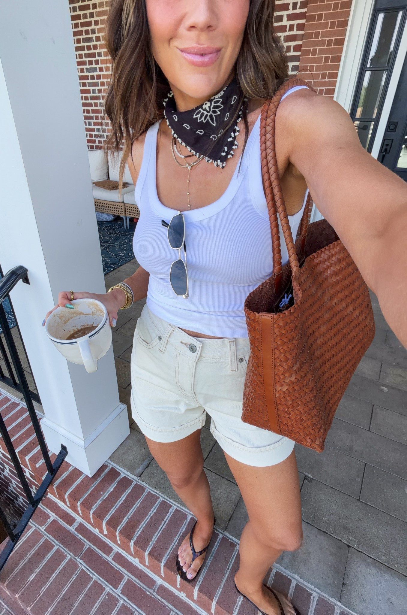 Casual spring outfit! In 25 shorts but could have stayed w 24. In xs tank 

#LTKSaleAlert #LTKootd #LTKgrwm