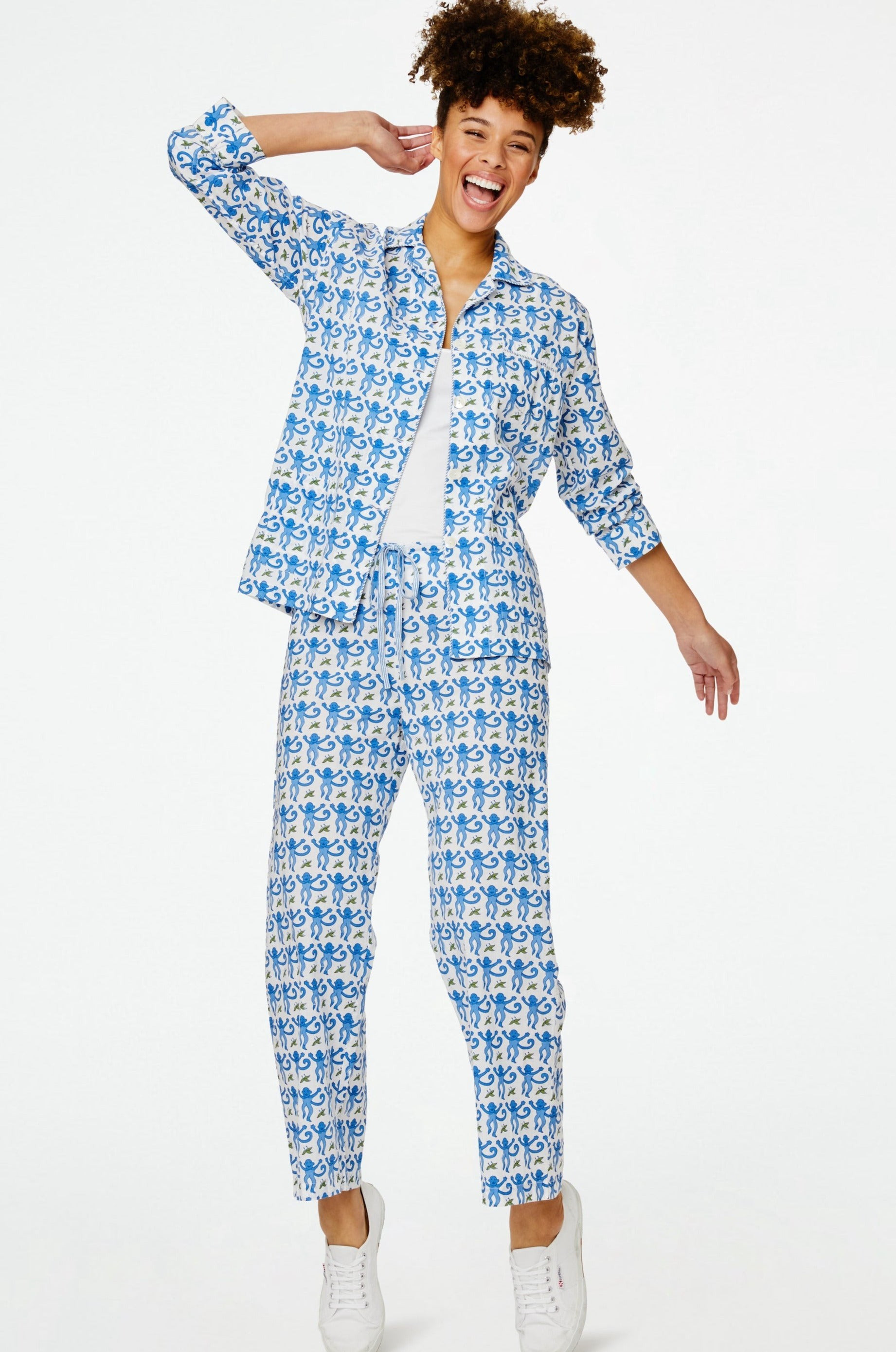 Monkey Loungewear Set | Roller Rabbit | Roller Rabbit