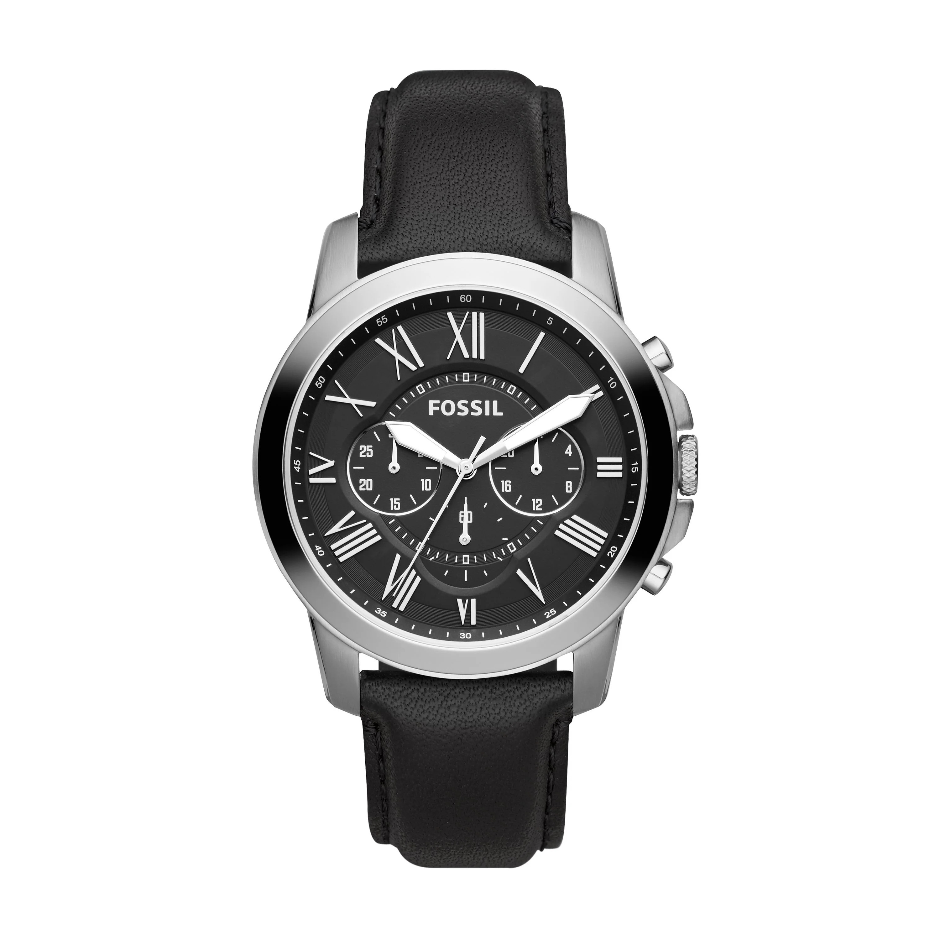 Fossil Men's Grant Chronograph, Stainless Steel Watch | Shop Simon