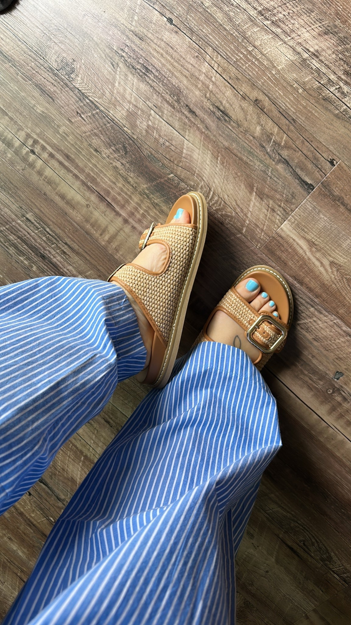 In love with these sandals and the blue stripe boxer pants😍 #sandals #spring #targetfinds

#LTKShoeCrush #LTKStyleTip #LTKSaleAlert