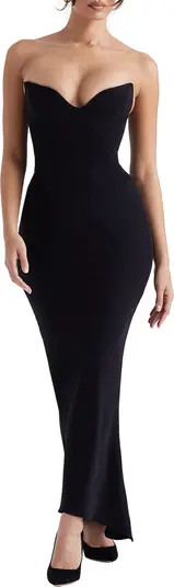 Sabine Strapless Stretch Crepe Dress | Nordstrom