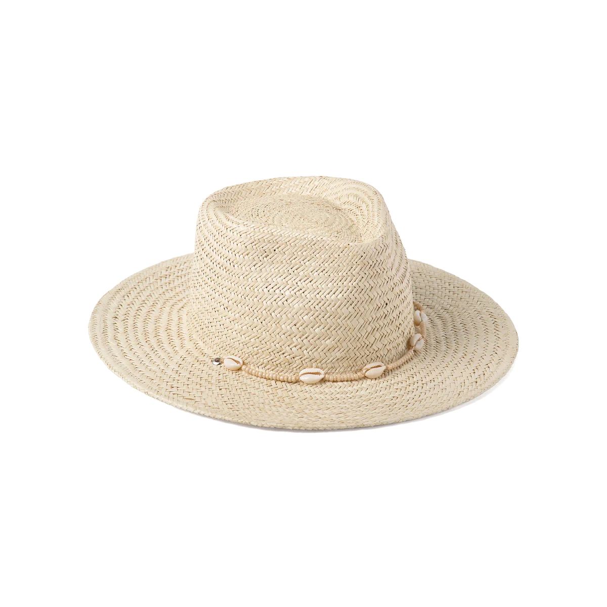 Seashells Fedora Straw Fedora Hat in Natural - Lack of Color US | Lack of Color