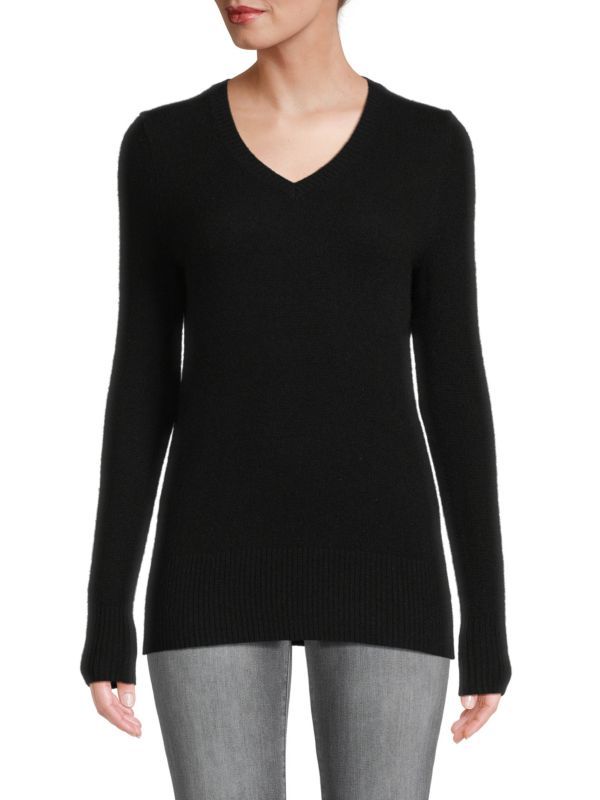 Saks Fifth Avenue V Neck 100% Cashmere Sweater on SALE | Saks OFF 5TH | Saks Fifth Avenue OFF 5TH