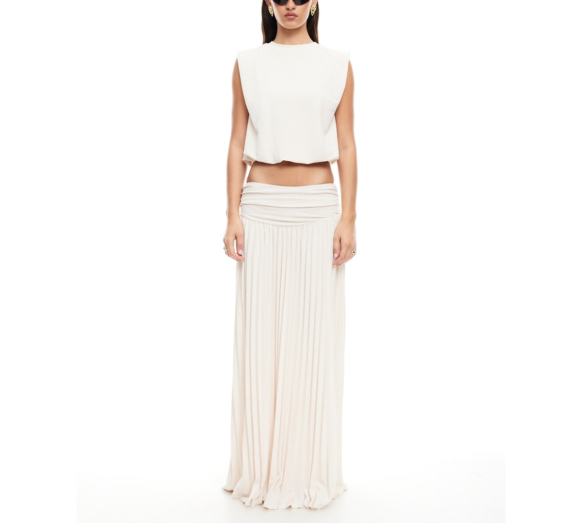 Lioness Women's Field Of Dreams Crop Top - Ivory | Macy's