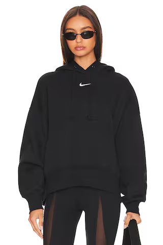 Nike Over-oversized Pullover Hoodie in Black & Sail from Revolve.com | Revolve Clothing (Global)