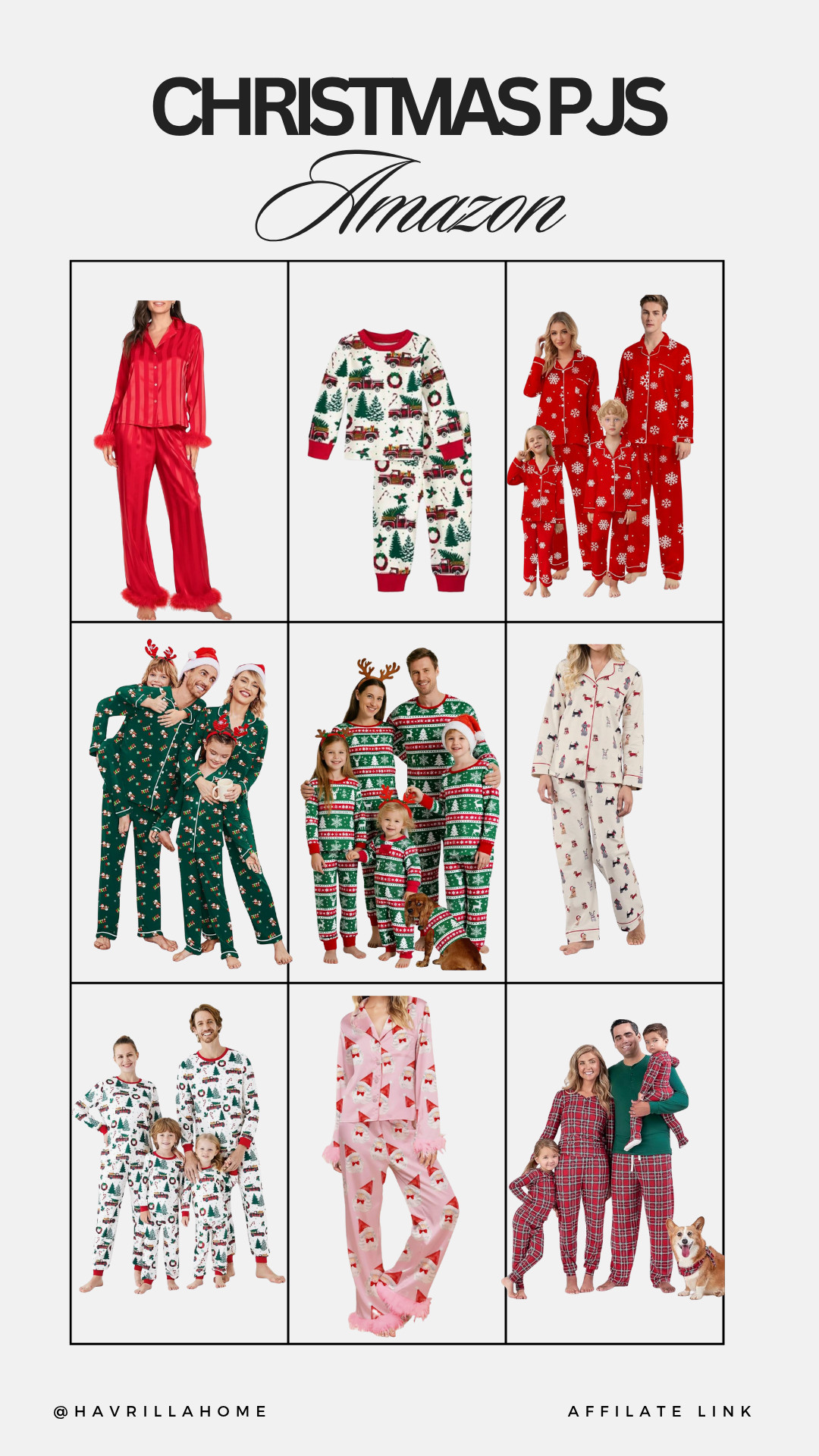 Amazon family christmas pajamas, matching family pjs amazon, amazon holiday pajamas, kids christmas pajamas, cozy winter pajamas, womens satin christmas pjs, festive family pjs, buffalo plaid pajamas family, christmas sleepwear amazon, holiday pjs 2024, matching christmas sets, christmas jammies amazon, cozy pjs for women. ollow @havrillahome on Instagram and Pinterest for more home decor inspiration, diy and affordable finds Holiday, christmas decor, home decor, living room, Candles, wreath, faux wreath, walmart, Target new arrivals, winter decor, spring decor, fall finds, studio mcgee x target, hearth and hand, magnolia, holiday decor, dining room decor, living room decor, affordable, affordable home decor, amazon, target, weekend deals, sale, on sale, pottery barn, kirklands, faux florals, rugs, furniture, couches, nightstands, end tables, lamps, art, wall art, etsy, pillows, blankets, bedding, throw pillows, look for less, floor mirror, kids decor, kids rooms, nursery decor, bar stools, counter stools, vase, pottery, budget, budget friendly, coffee table, dining chairs, cane, rattan, wood, white wash, amazon home, arch, bass hardware, vintage, new arrivals, back in stock, washable rug  

 

#LTKHoliday #LTKSeasonal #LTKKids