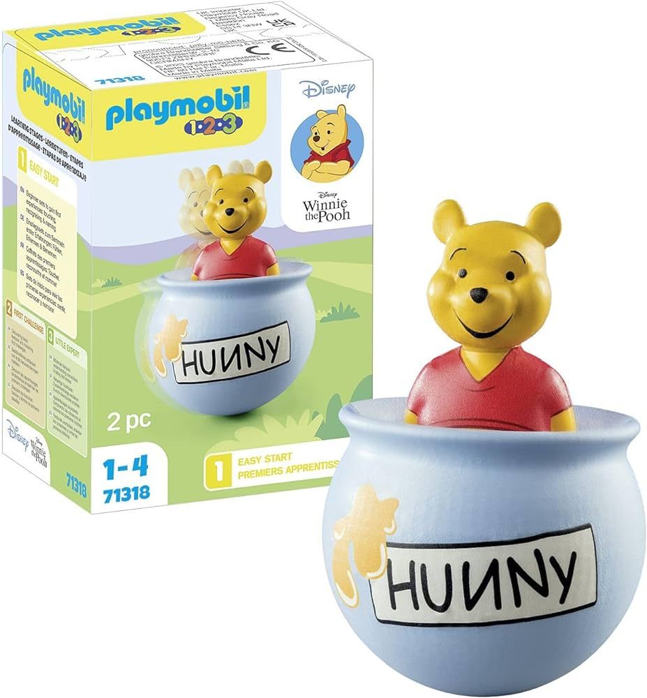 Playmobil 71318 1.2.3 & Disney: Winnie's Counter Balance Honey Pot, Winnie-The-Pooh, Educational ... | Amazon (US)