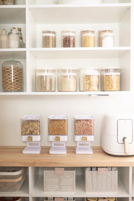 Pantry organization 

Pantry organizers, cereal dispensers, kitchen organization, pantry jars, the best method, beautiful by Drew Barrymore appliances, white and gold appliances, Amazon favorites, Amazon home, kitchen organizer 

#LTKfindsunder50 #LTKhome #LTKfindsunder100