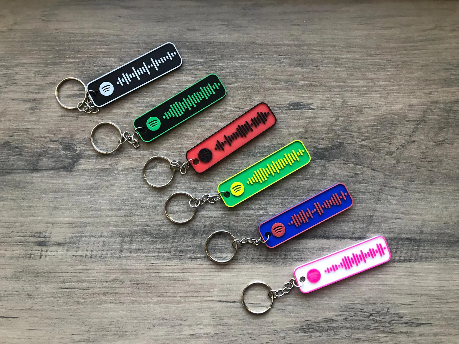 Custom Scannable Song Code Keychain - Song or Playlist - Music - Personalized Gift - Custom Color... | Etsy (US)