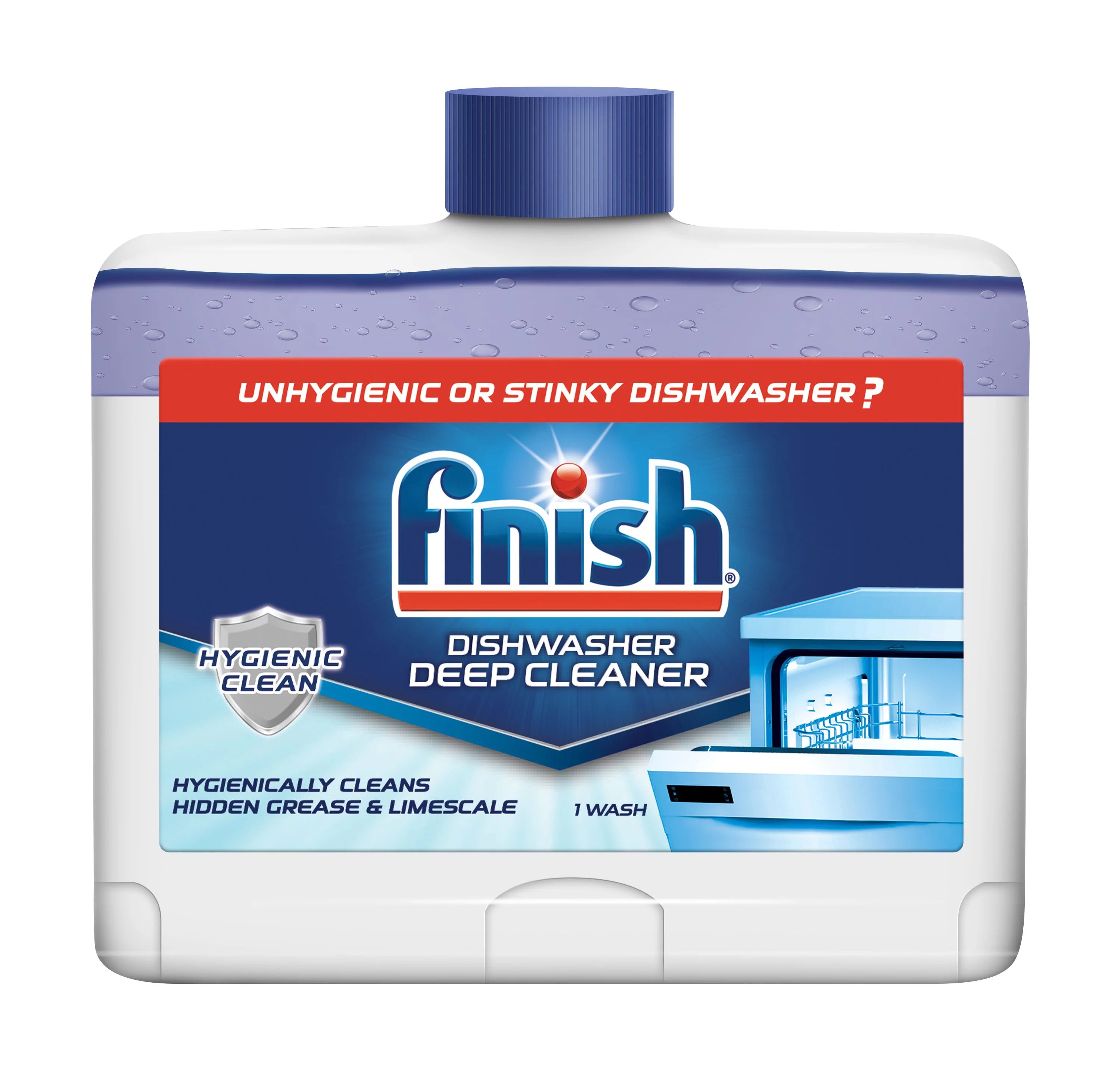 Finish Dual Action Dishwasher Cleaner: Fight Grease and Limescale, 1ct - Walmart.com | Walmart (US)