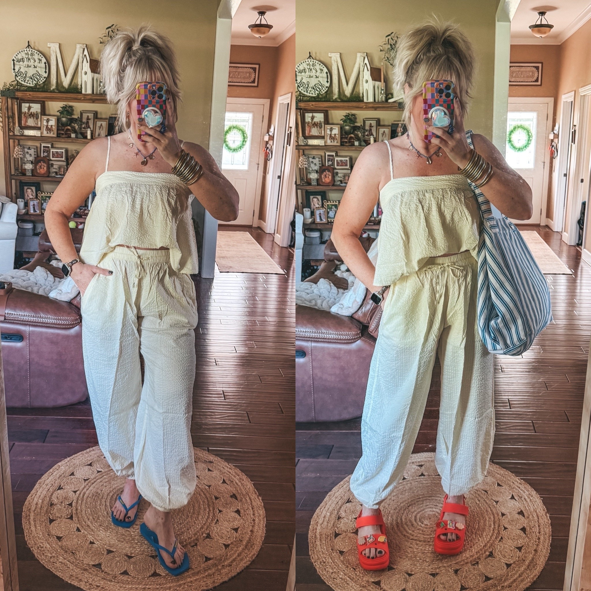 This set is so cute!! 
Top and pants are a medium

#LTKootd #LTKOver40