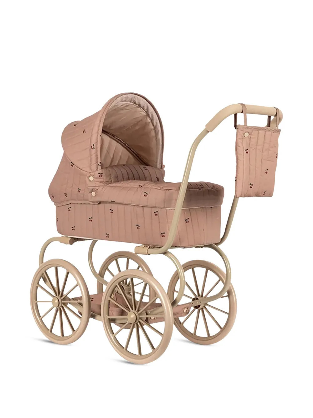 Konges Sløjd cherry-print quilted doll carriage - Neutrals | Farfetch Global