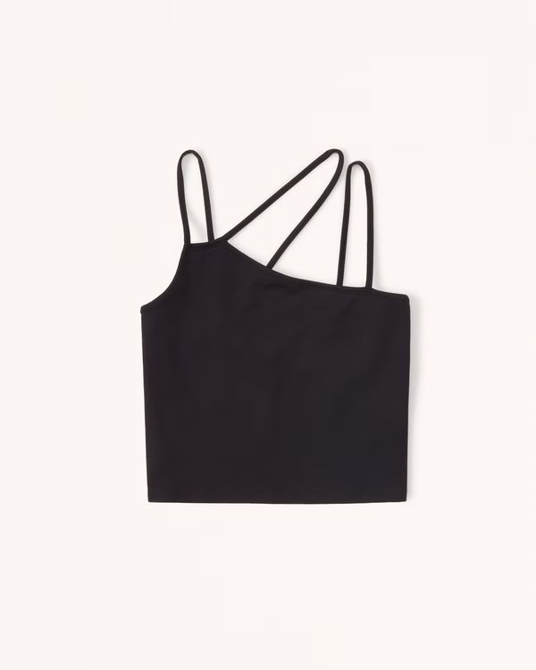 Seamless Fabric Asymmetrical Tank | Abercrombie & Fitch (US)