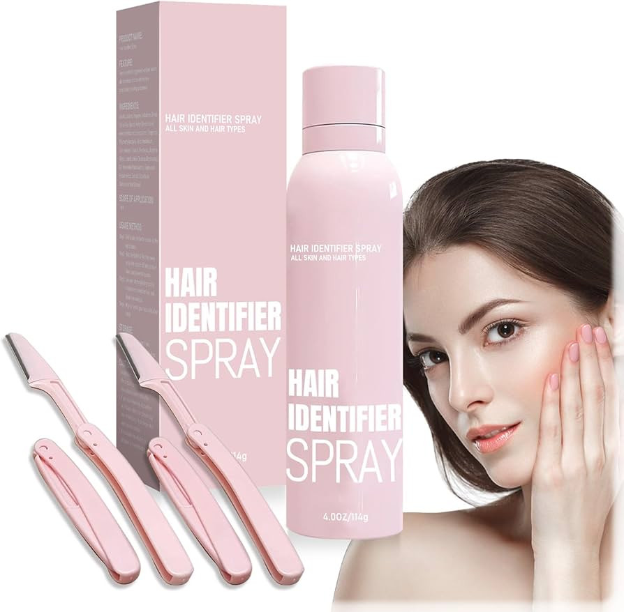 Hair Identification Spray for Face Shaving,Precise Facial Hair Detection Spray,Clear Spray to Rev... | Amazon (US)