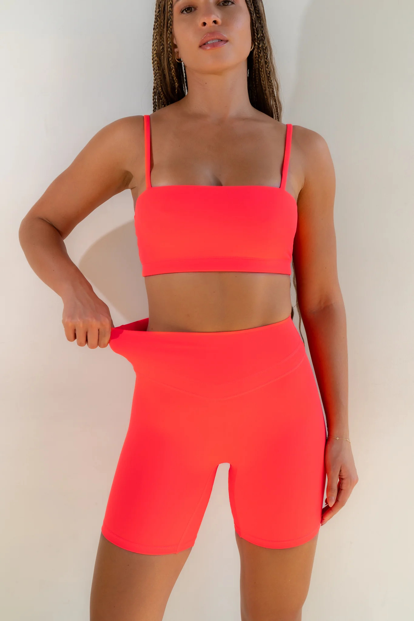 Vitality Pulse® Bandeau Bra - Neon Coral | Vitality