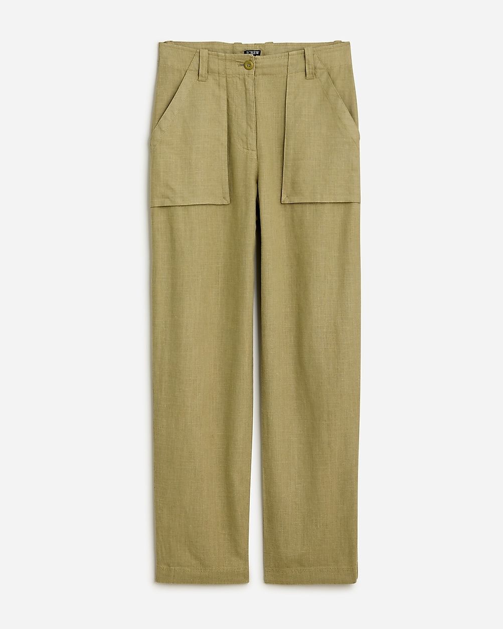 Seaside cargo pant in linen-TENCEL™ lyocell blend | J. Crew US