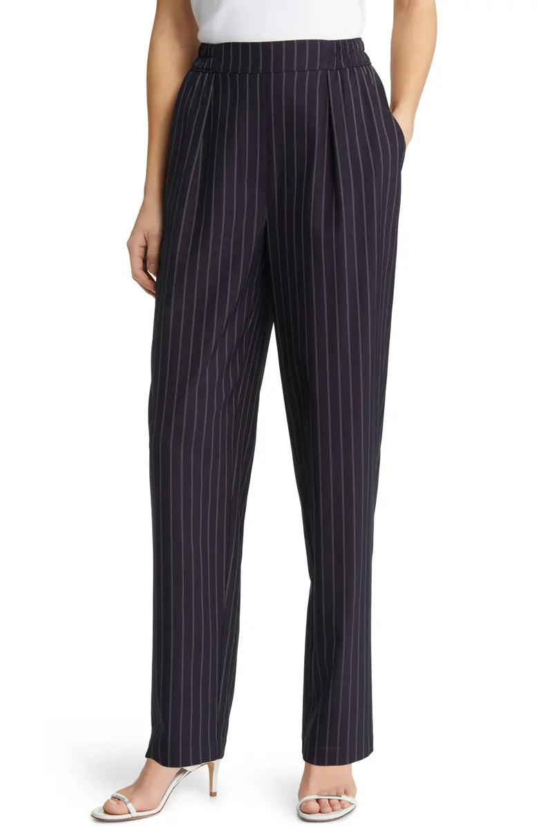 Pinstripe Pull-On Pants | Nordstrom