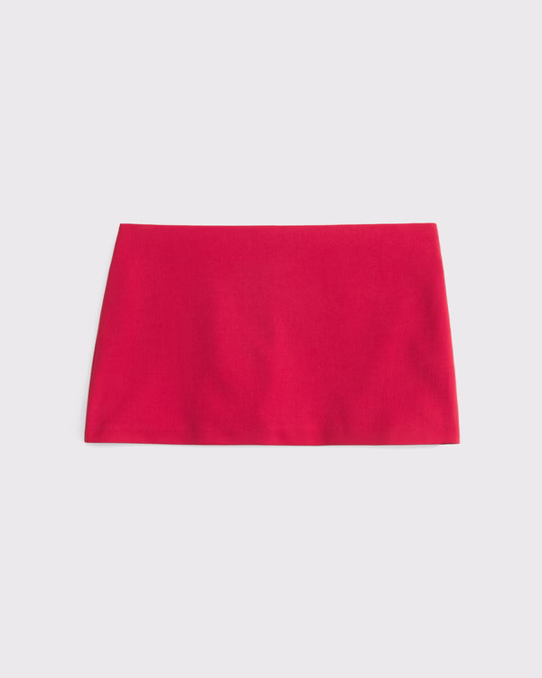 The A&F Scarlett Low Rise Micro Skort | Abercrombie & Fitch (US)