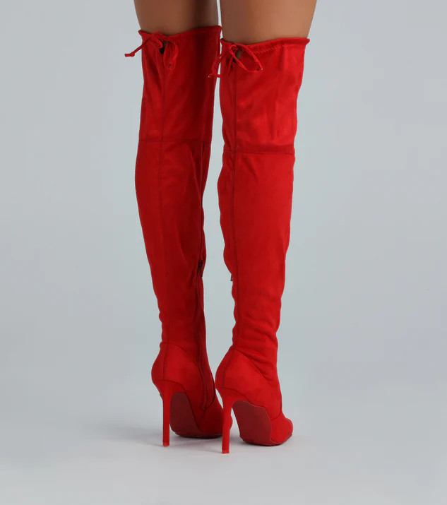 Heat Up The Night Over-The-Knee Stiletto Boots | Windsor Stores