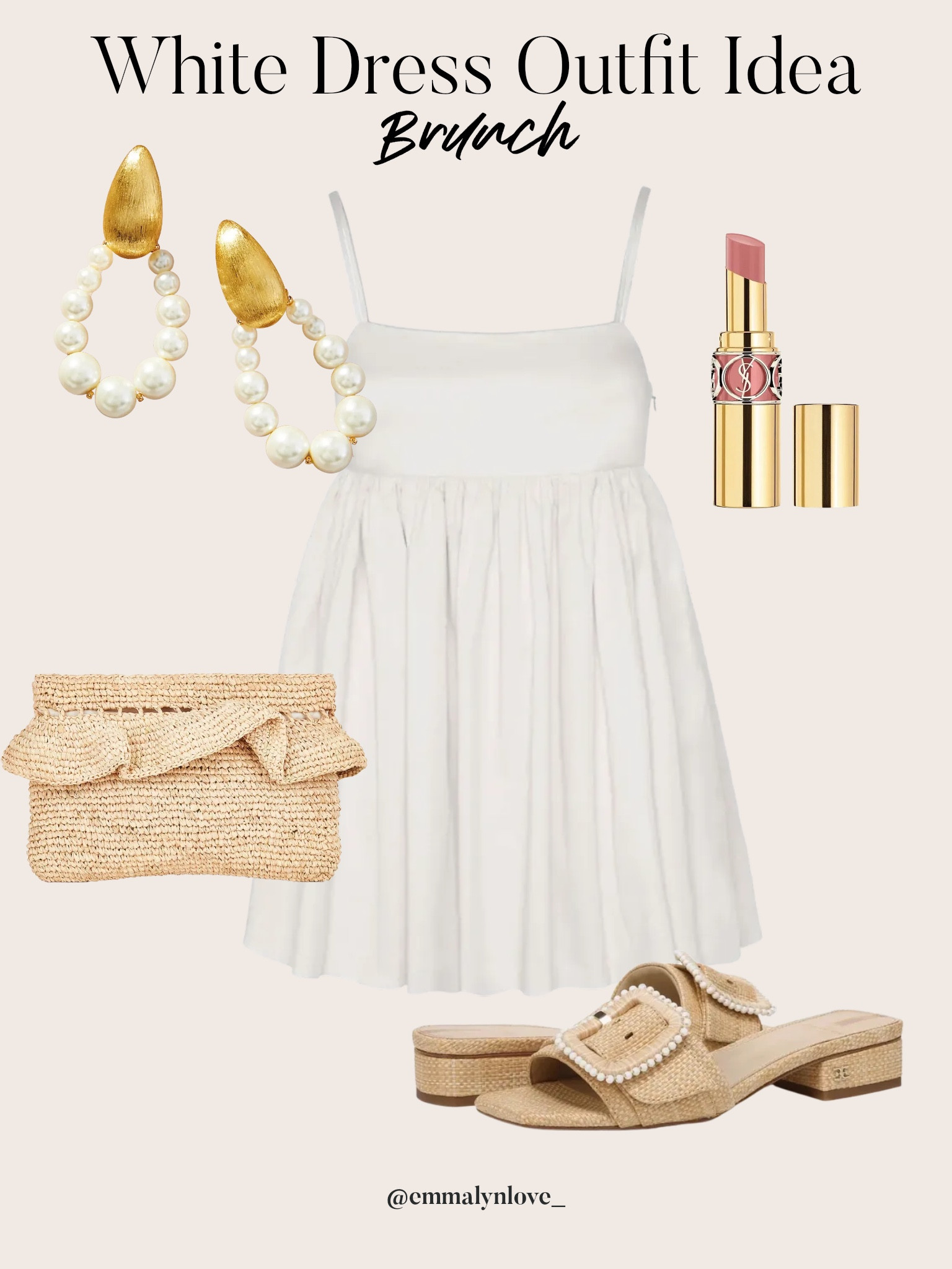 Cute summer brunch outfit 
Summerstyle brunchoutfit Whitedress styletip

#LTKFind #LTKstyletip #LTKshoecrush