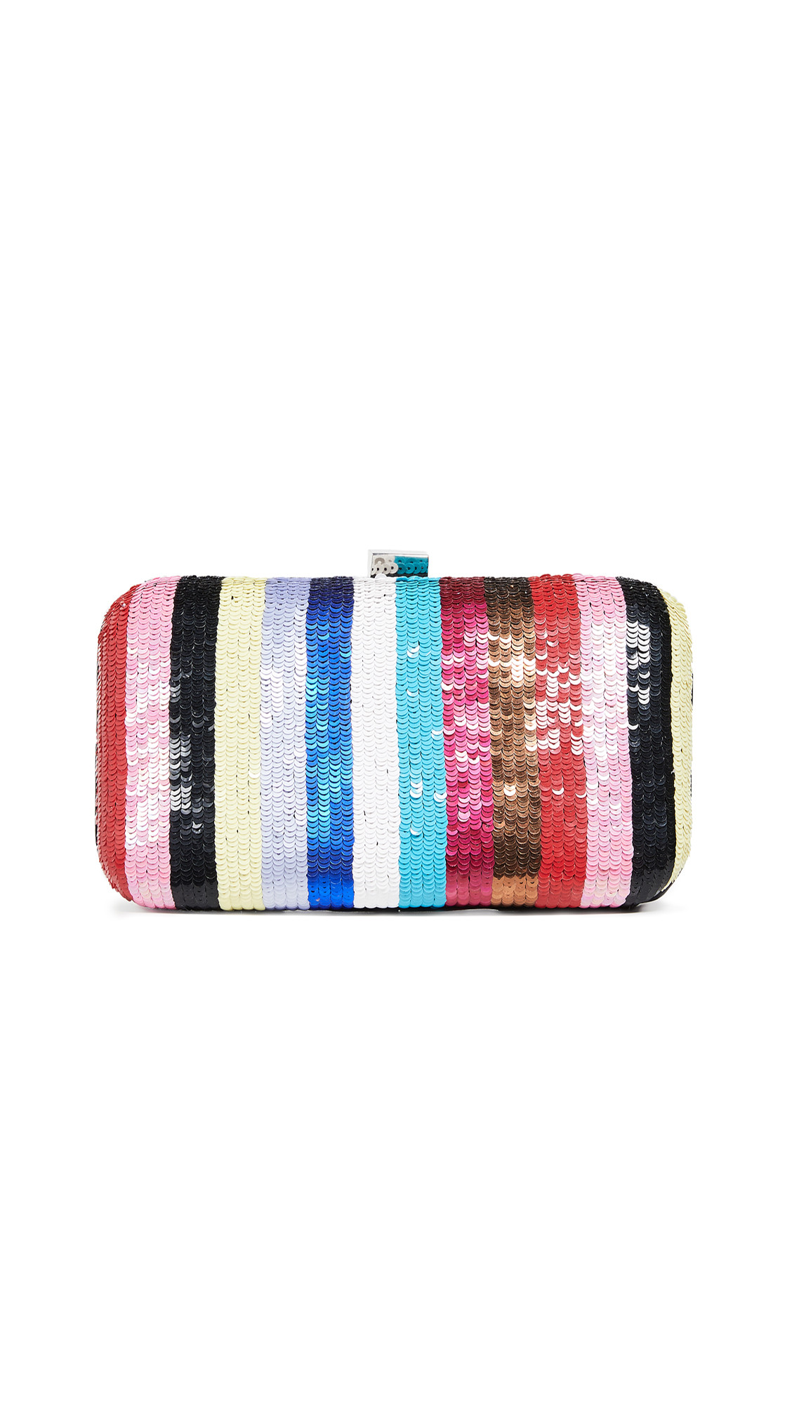 Santi Rainbow Stripe Clutch | Shopbop