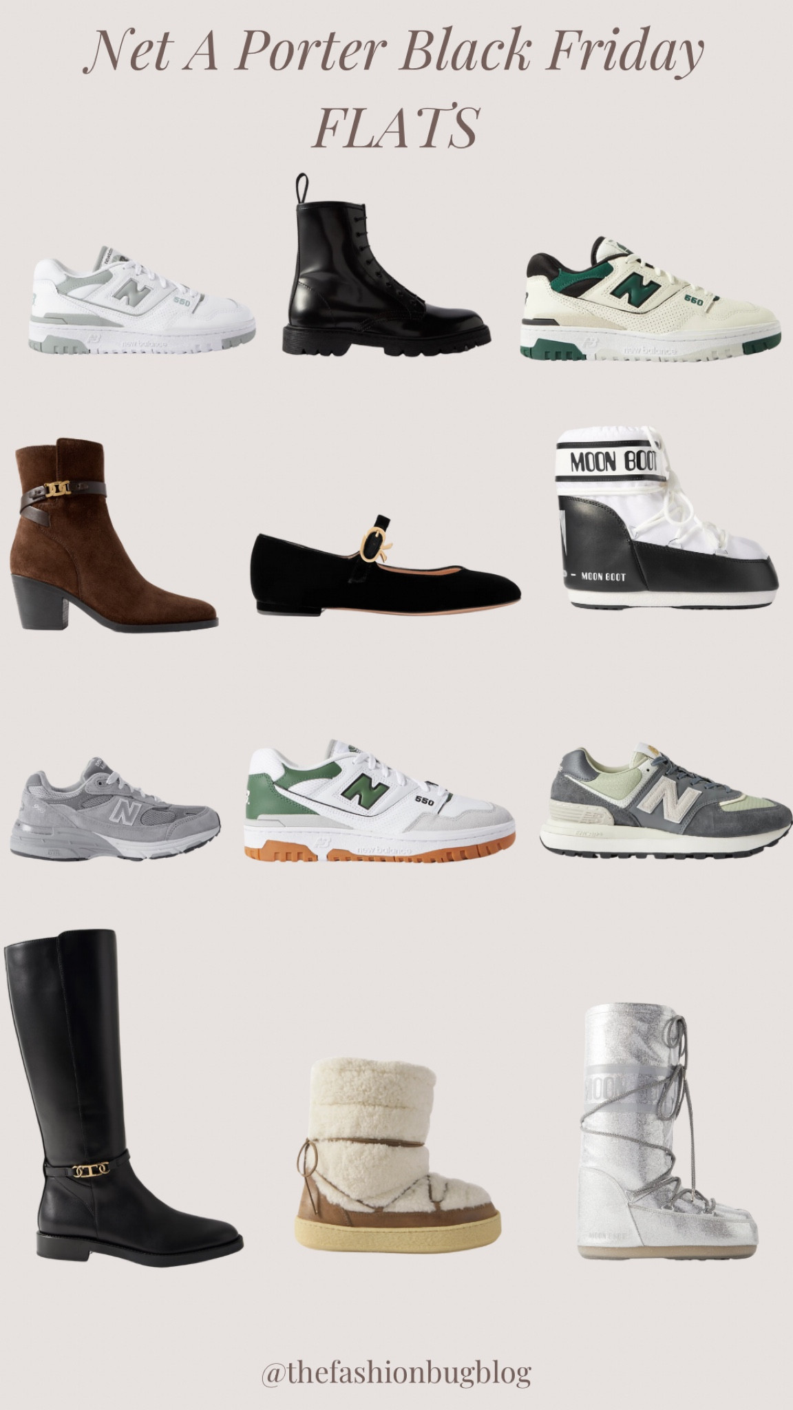 Black Friday net a Porter flats 