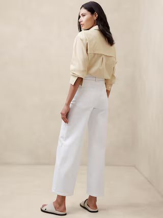 High-Rise Wide-Leg Crop Jean | Banana Republic Factory