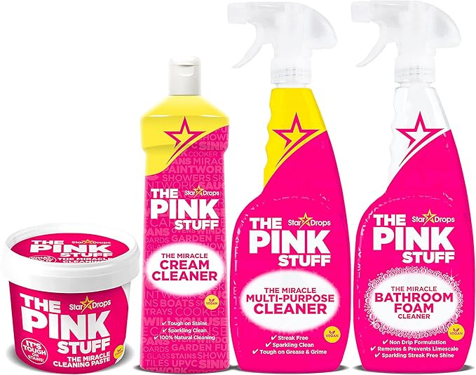 Stardrops - The Pink Stuff Ultimate Bundle - Miracle Cleaning Paste, Multi-Purpose Bathroom Spray... | Amazon (US)