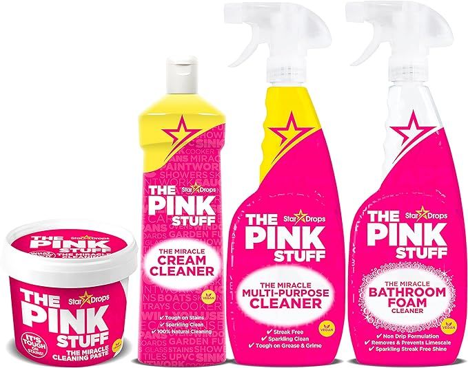 Stardrops - The Pink Stuff - Ultimate Bundle - The Miracle Cleaning Paste, Multi-Purpose Spray, C... | Amazon (US)