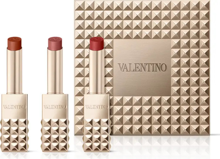 Spike Valentino Buttery Matte Refillable Lipstick Trio $150 Value | Nordstrom
