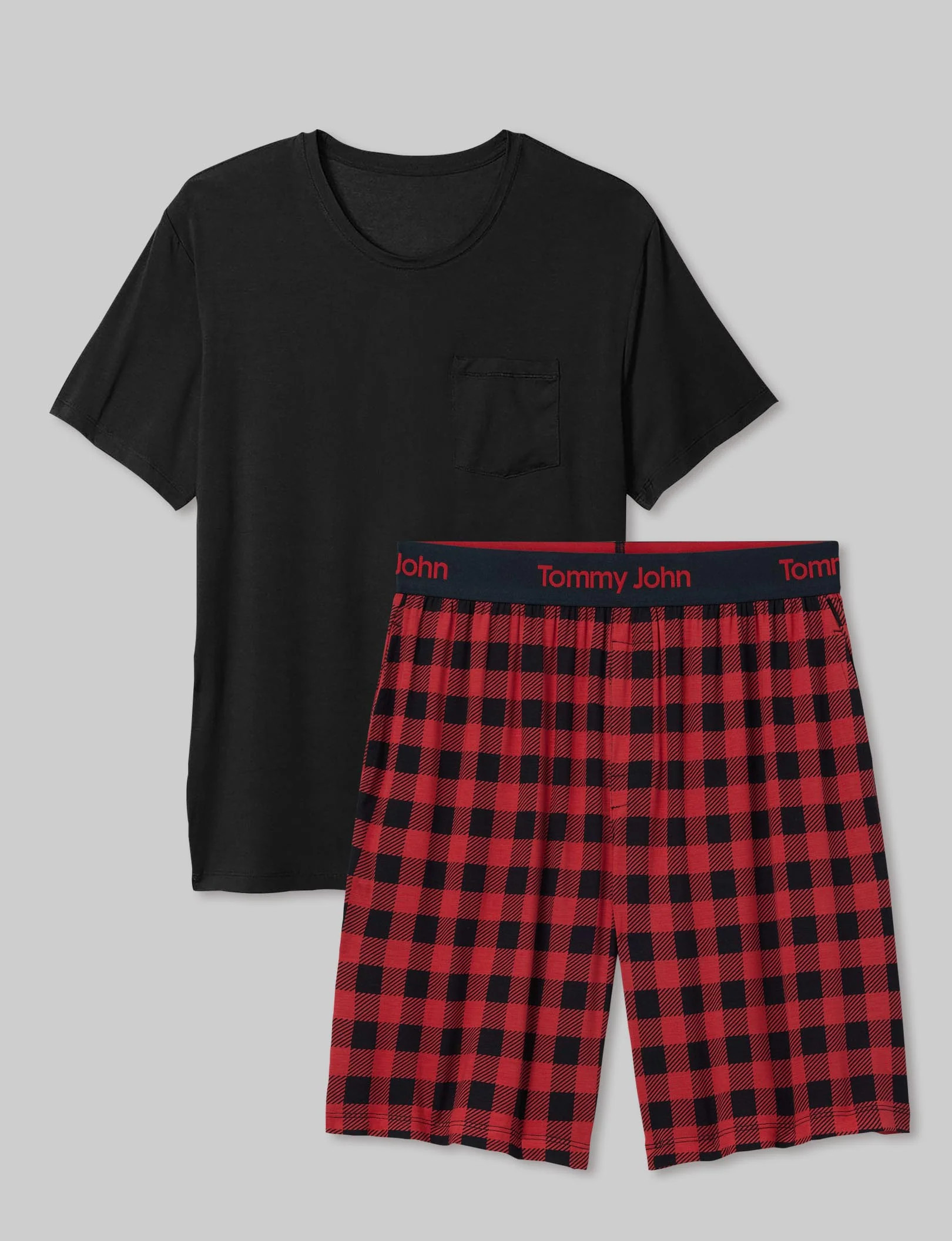 Second Skin Sleep Pocket Tee & Short Set | Tommy John
