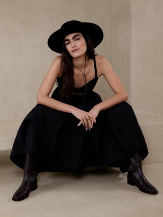 Isa Cotton Dress | Banana Republic (US)