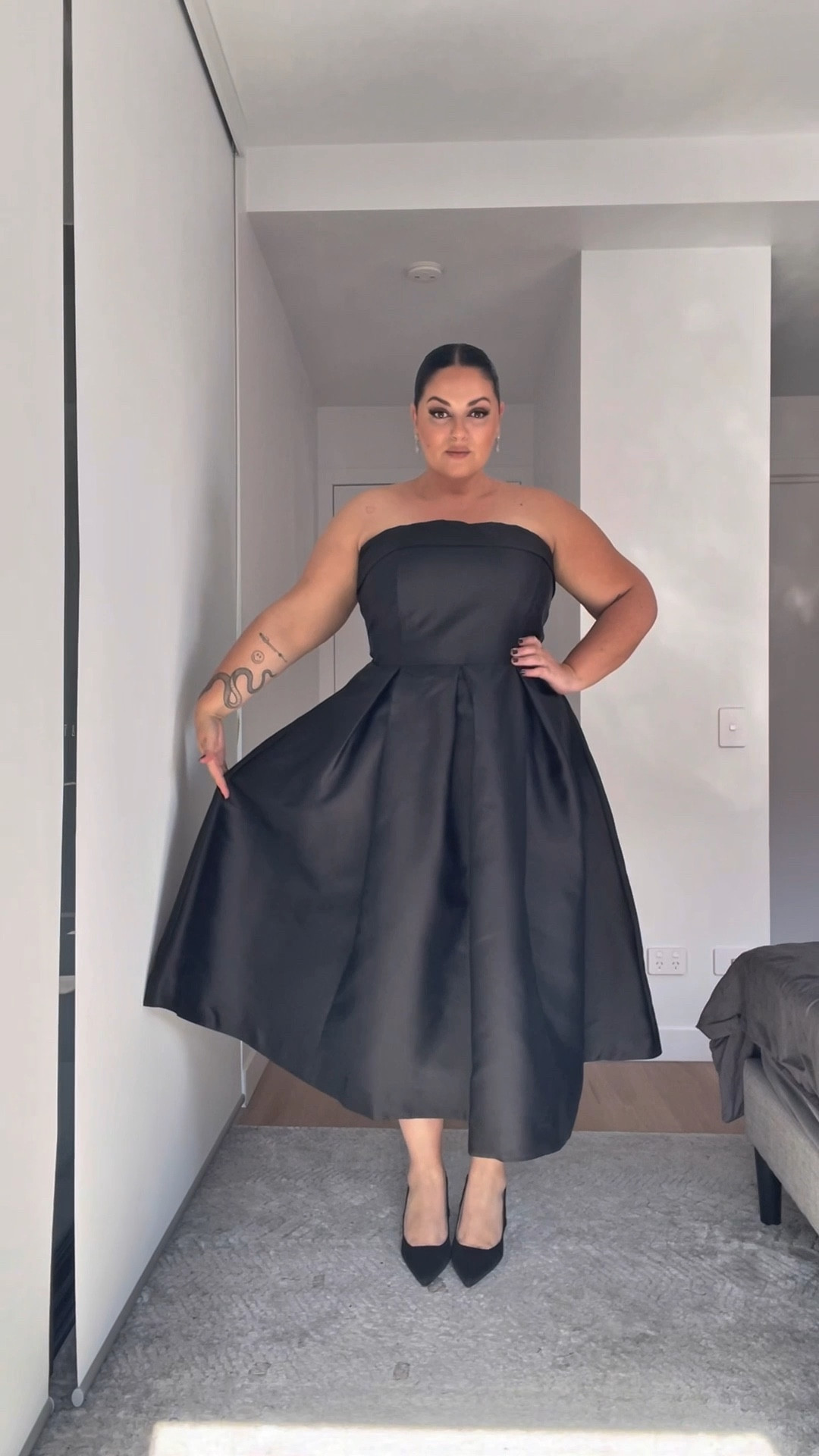 Finally got the black version of my favourite plus size eventwear dress from City Chic, the stunning Tiffany dress 😍

I absolutely adore the structure of this dress, 10/10 🖤

#LTKplussize #LTKdresses #LTKcurves